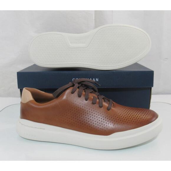 Men\'s Cole Haan Grandpro Rally laser Cut Crosscourt Sneaker British Tan main image 6